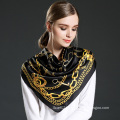 Pure Silk Printed Scarf for Women
